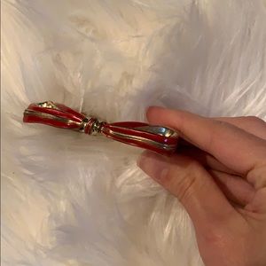 Rachel Leigh Red Bow Bracelet